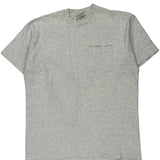 Basics Single Stitch T-Shirt - XL Gray Cotton Blend