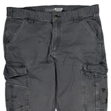 Carhartt Cargo Trousers - 34W 30L Grey Cotton