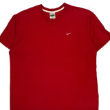 Nike T-Shirt - 2XL Red Cotton
