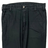 Carhartt Carpenter Trousers - 36W 32L Black Cotton Blend