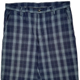 Dickies Checked Shorts - 38W 11L Gray Cotton Blend