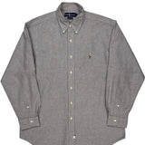 Ralph Lauren Shirt - Large Gray Cotton
