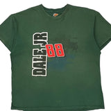 Dale Jr Winners Circle Nascar T-Shirt - 2XL Green Cotton