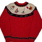 Woolrich Autumninal Cardigan - Medium Red Wool