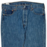 501 Levis Jeans - 36W 34L Blue Cotton
