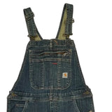 Carhartt Double Knee Overalls - 34W 30L Dark Wash Denim