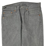 501 Levis Jeans - 36W 32L Gray Cotton