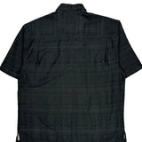 Jamaica Jaxx Floral Hawaiian Shirt - Large Black Silk