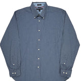Tommy Hilfiger Checked Shirt - Large Blue Cotton