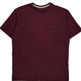 Mountain Graphic Patagonia Graphic T-Shirt - Small Burgundy Cotton