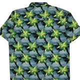 Quiksilver Floral Hawaiian Shirt - Large Multicoloured Cotton