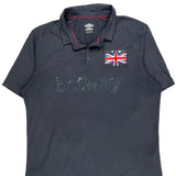 Thames Ironworks West Ham United Umbro Football Polo Shirt - 2XL Grey Polyester