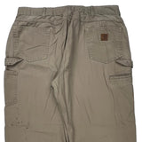 Carhartt Carpenter Trousers - 36W 27L Khaki Cotton