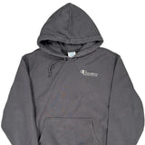 Reverse Weave Champion Graphic Hoodie - XL Grey Cotton