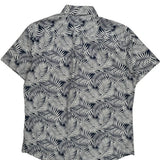 Tommy Hilfiger Short Sleeve Shirt - Medium Navy Cotton