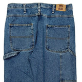 Unbranded Cargo Carpenter Jeans - 36W 30L Blue Cotton