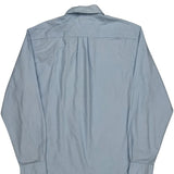 Graduate End-On-End Tommy Hilfiger Shirt - Large Blue Cotton