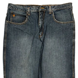 Rocawear Graphic Jeans - 36W 30L Dark Wash Denim