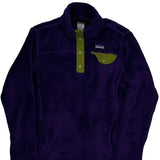 Age 10-12 Patagonia Fleece - Large Purple Polyester