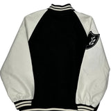 Unbranded Varsity Jacket - Medium Black & White Wool