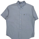 Lacoste Short Sleeve Shirt - Medium Blue Cotton