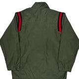 Age 14-16 Nike Striped Windbreaker - Large Red Polyester