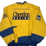 Roush Racing Jh Designs Cheerios Nascar Bomber Jacket - 4XL Blue Polyester