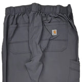 Carhartt Cargo Track Pants - Large Gray Polyester