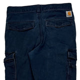 Carhartt Cargo Trousers - 30W 30L Blue Cotton