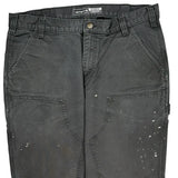 Carhartt Double Knee Carpenter Trousers - 36W 32L Grey Cotton