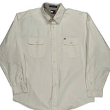 Tommy Hilfiger Shirt - XL Cream Cotton