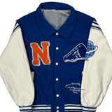 World Series 1974 Unbranded Varsity Jacket - Medium Blue Polyester