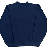 90S Blank Tultex Sweatshirt - Large Blue Cotton Blend