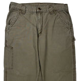 Carhartt Carpenter Trousers - 33W 32L Khaki Cotton