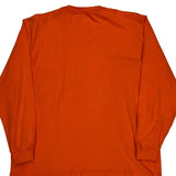 Dickies Long Sleeve T-Shirt - 2XL Orange Cotton