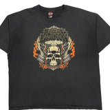 Harley Davidson Graphic T-Shirt - XL Black Cotton