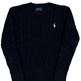Age 7 Polo By Ralph Lauren Sweater - Small Navy Cotton