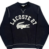 Lacoste Spellout Sweatshirt - XL Black Cotton