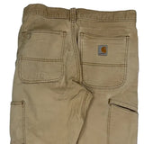 Carhartt Carpenter Trousers - 31W 31L Beige Cotton
