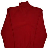 Polo By Ralph Lauren 1/4 Zip - Large Red Cotton