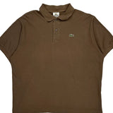 Lacoste Polo Shirt - 2XL Brown Cotton