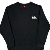 Quiksilver Sweatshirt - XL Black Cotton
