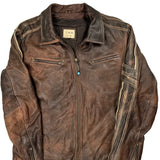 Cmm Leather Jacket - 2XL Brown Leather