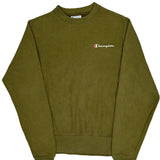 Reverse Weave Champion Sweatshirt - XS Green Cotton