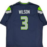 Seahawks Nike Nfl Football Jersey - 2XL Navy Polyester
