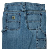 Lee Double Knee Carpenter Jeans - 34W 31L Blue Denim