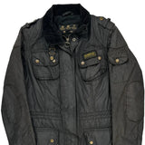 Barbour International Jacket - Small Black Cotton Blend