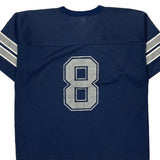 Dallas Cowboys Logo 7 Football Football Jersey - Large Navy Polyester