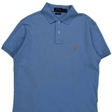 Polo By Ralph Lauren Polo Shirt - Medium Blue Cotton