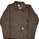 Carhartt Tall Jacket - 2XL Brown Cotton